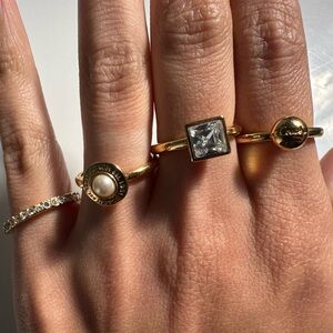 Gold Coach Ring Stack